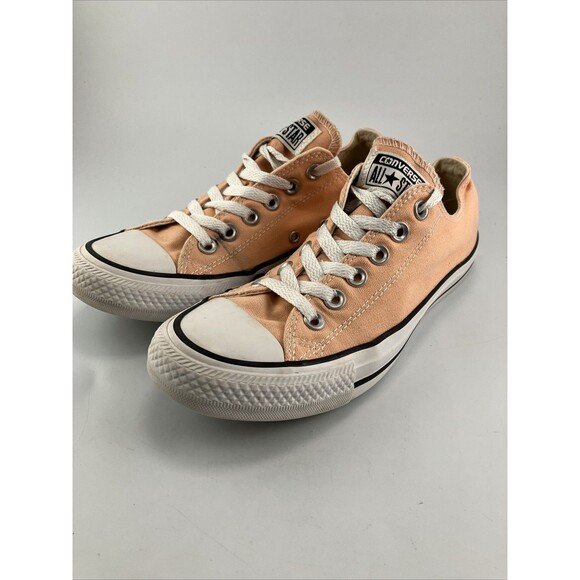 Converse Shoes Mens 5 Womens 7 Chuck Taylor All Star Low Sneakers 155573F Orange - Picture 2 of 9